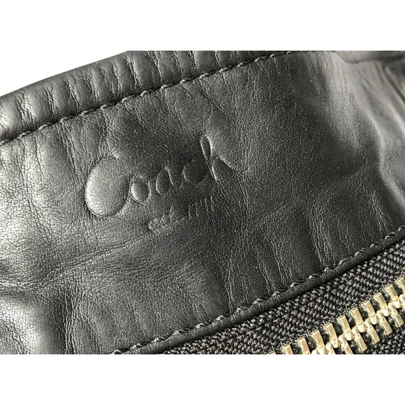 Vintage Coach Parker F0993-13411Boho Bag, Black Leather Shoulder Bag COA - Picture 5 of 10